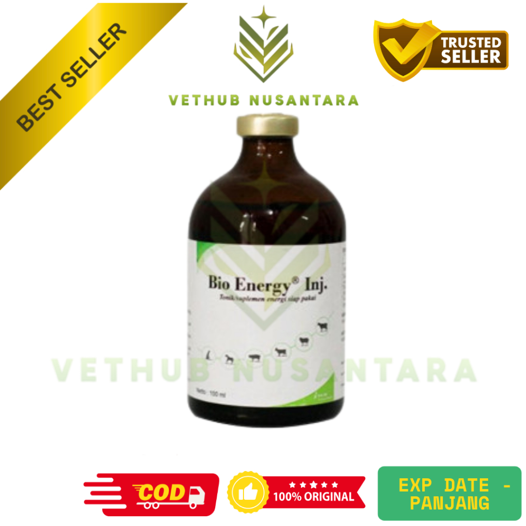 BIO ENERGY 100 ml  - sumber ATP energi untuk hewan ternak