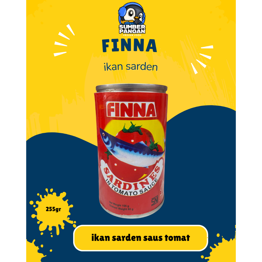 

Finna ikan sarden saus tomat 155gr