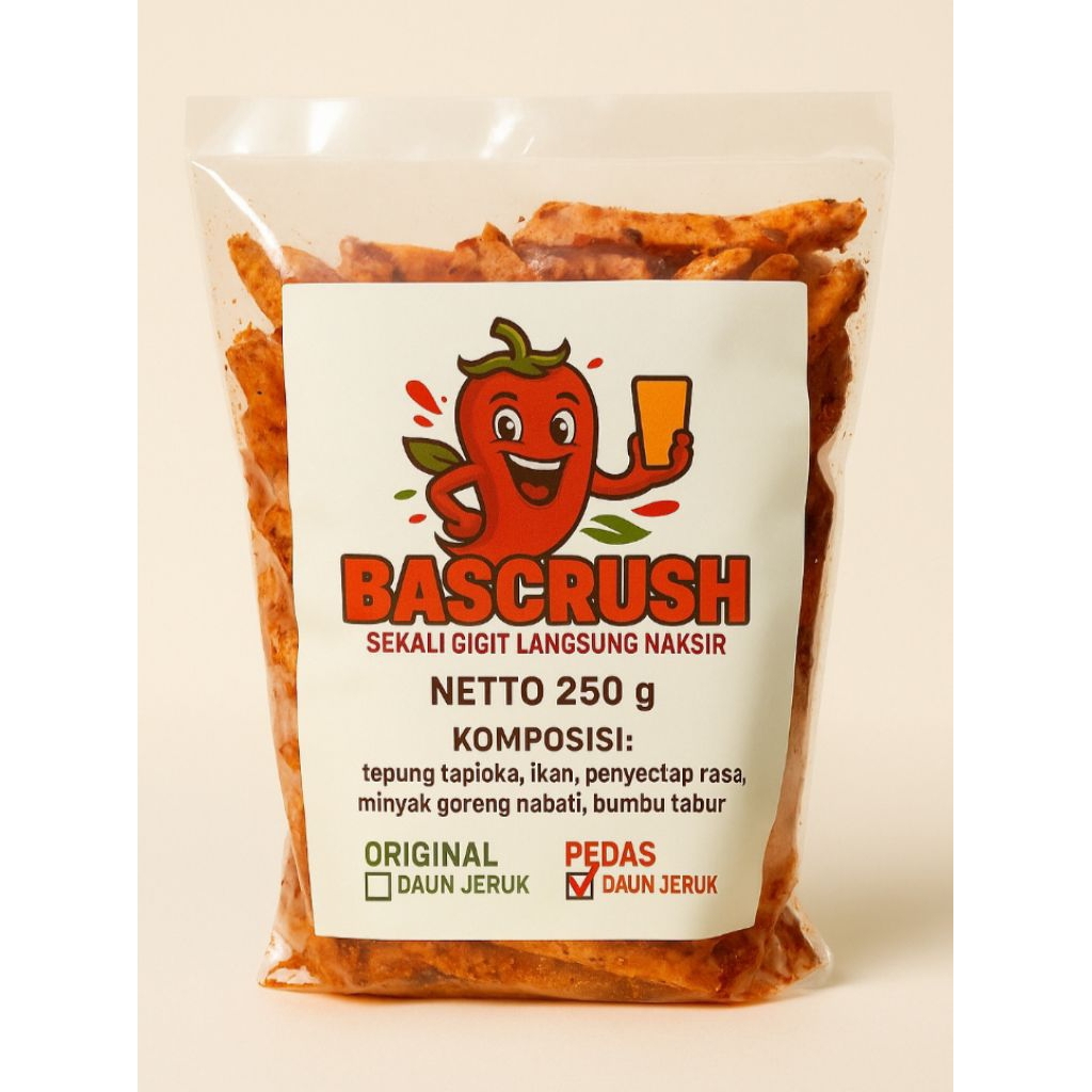

Basreng Pedas/ Basreng Daun Jeruk/Cemilan Pedas/snack kering/ basreng renyah