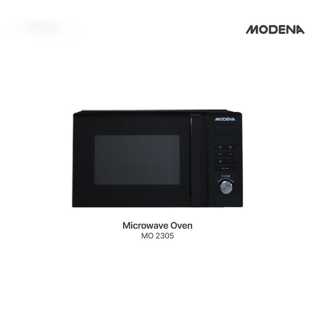 Modena Microwave oven AGIATO MO 2305 - 23 Liter Hitam mo2305 mikrowave