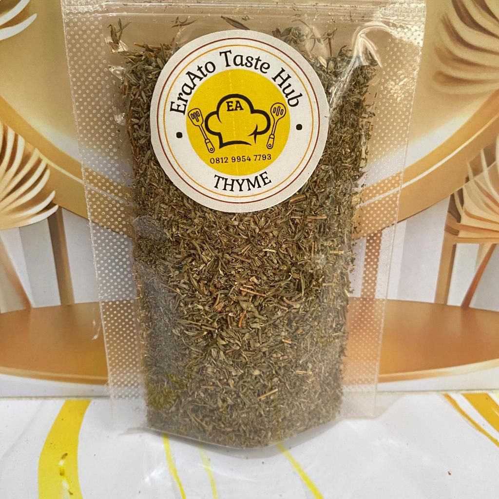

Daun Thyme Kering 20gr – Aromatik & Lezat, Rempah Khas Masakan Western