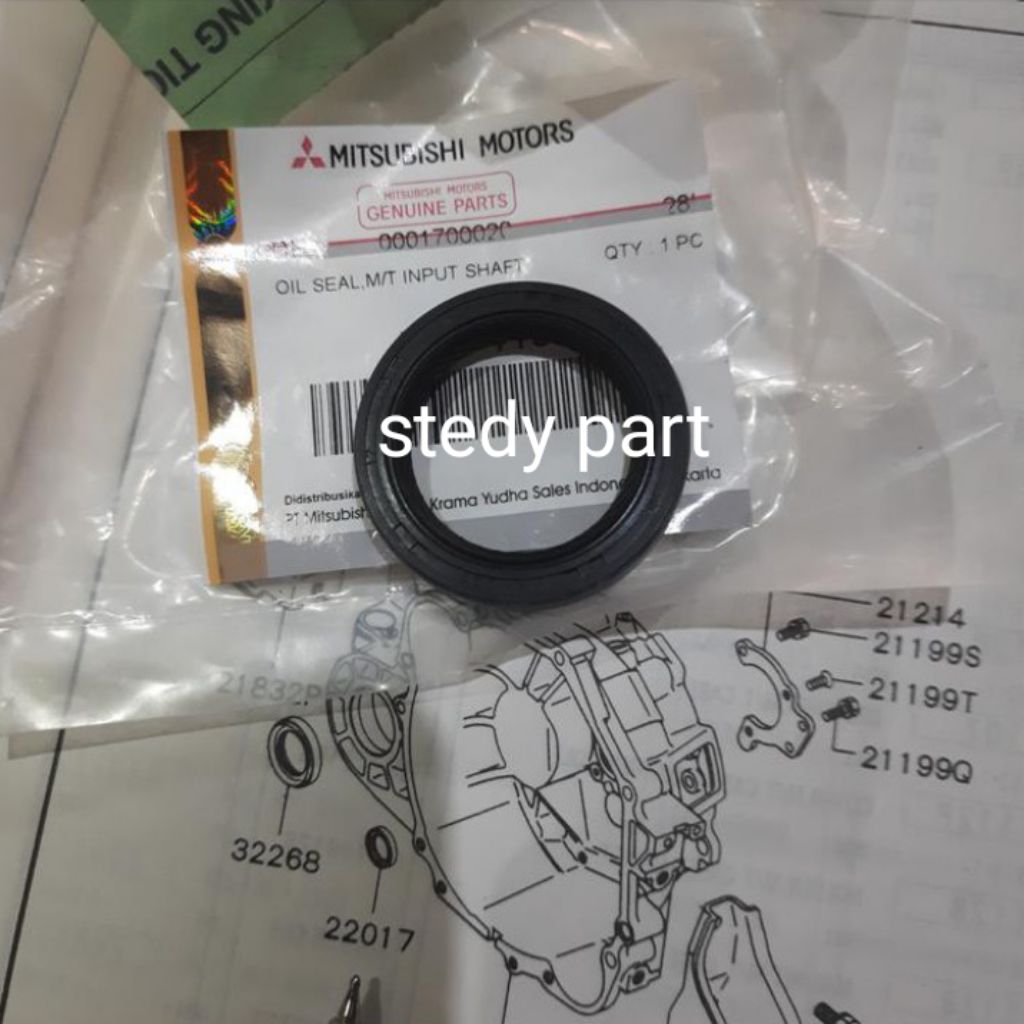 Seal input shaft Lancer evo 4 ck4 original genuine part