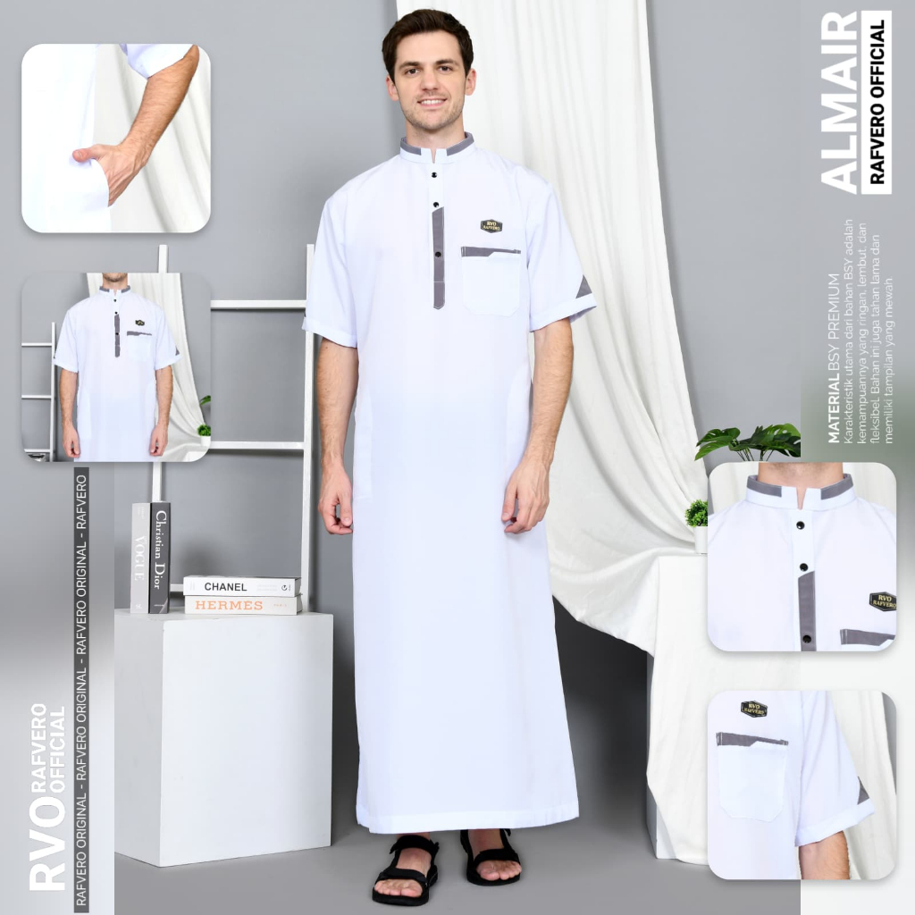 gamis pria almair original rafvero