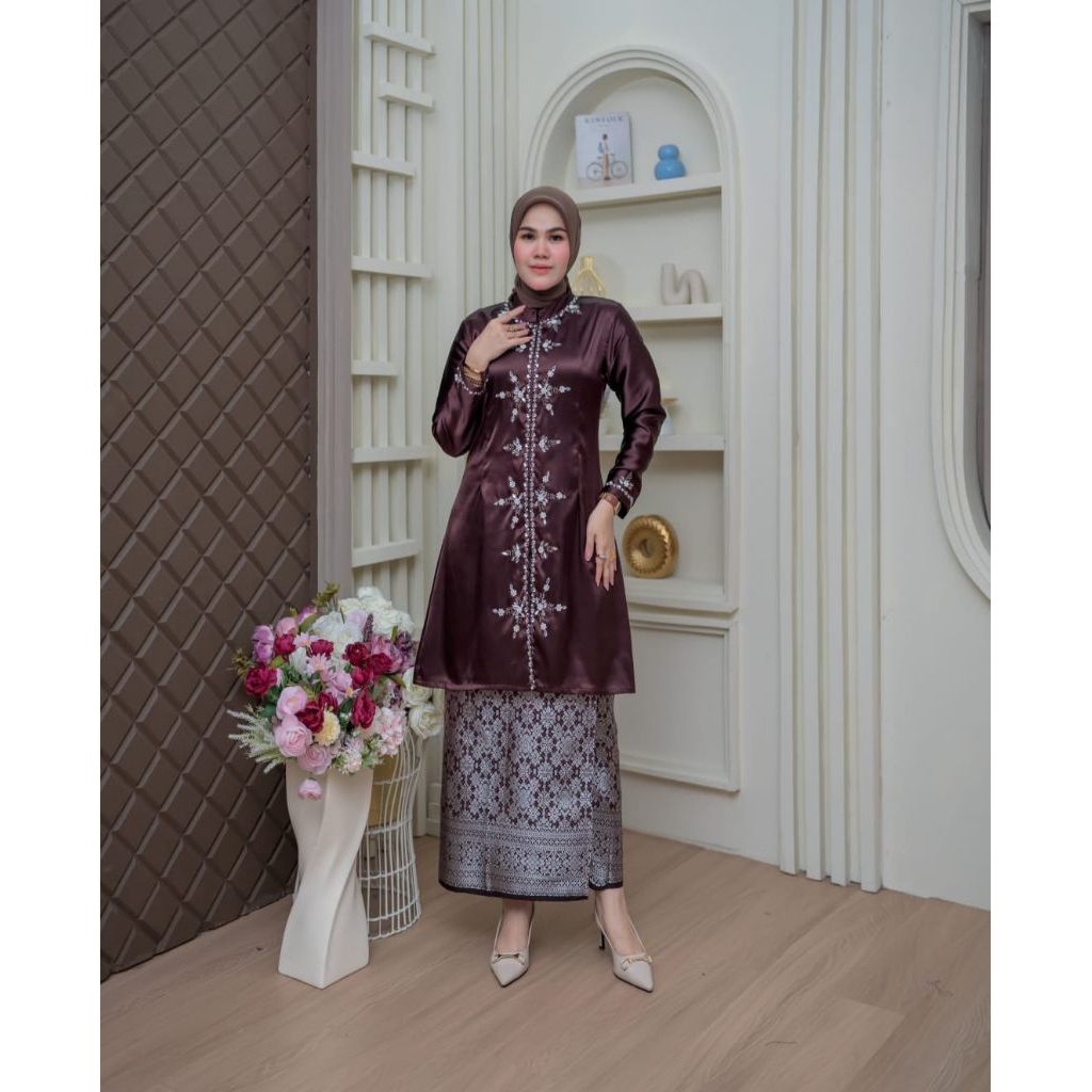 tunik Payet/baju kurung Payet /tunik bridal/tunik/tunik kondangan/baju Payet kondangan/baju Payet pe