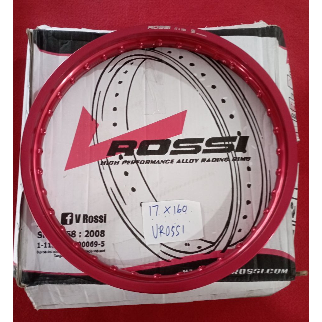Lingkar Vrossi 17 160 Red Velg jari jari Veleg motor Original VROSSI Supra x fit 125 grand Karisma R