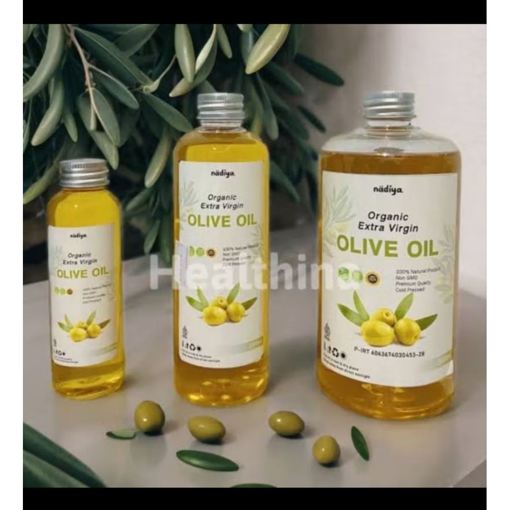 

EVOO Organic Extra Virgin Olive Oil Minyak Zaitun Murni Nadiya