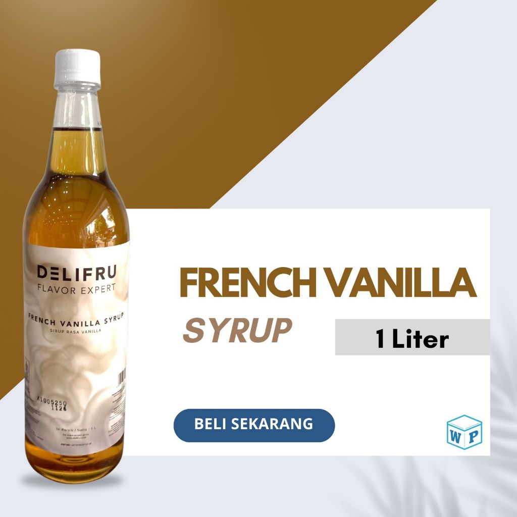

Delifru Syrup French Vanilla 1 Liter - Sirup French Vanilla Premium