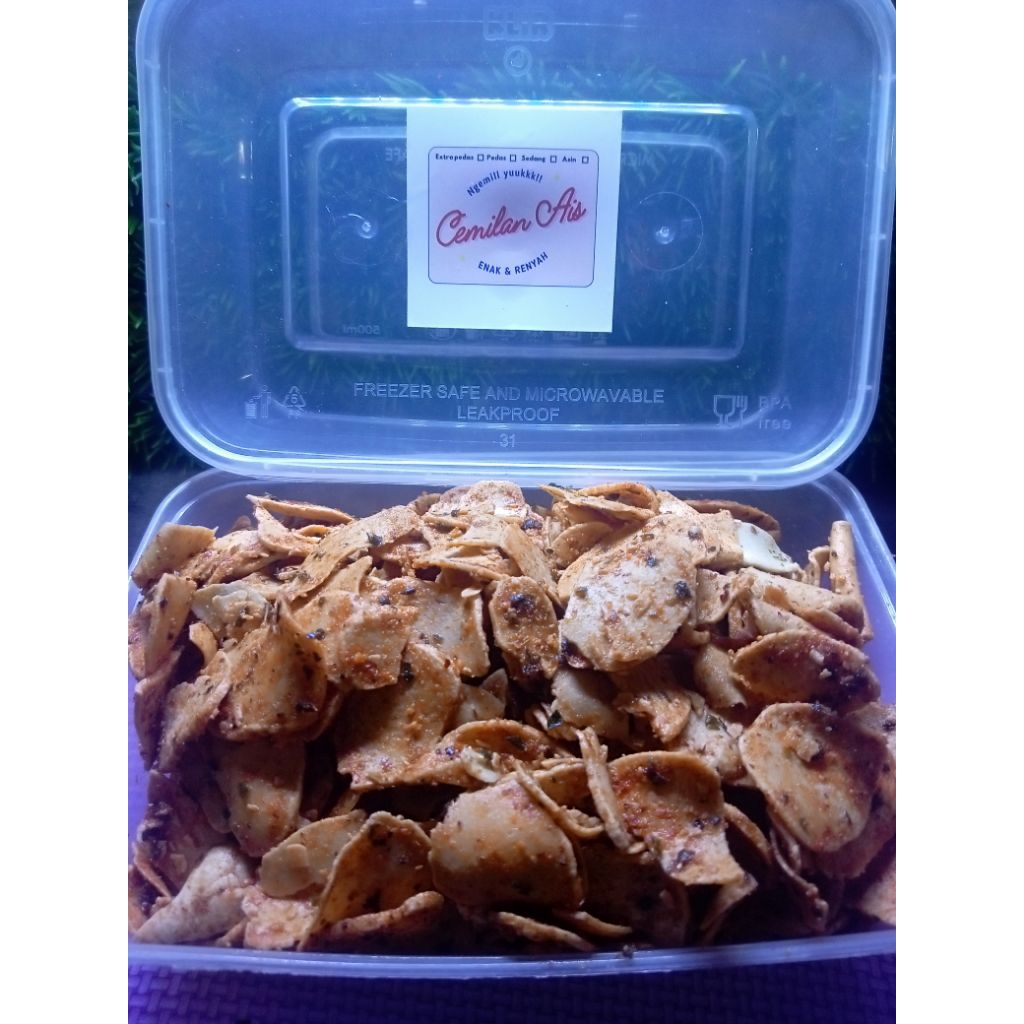 

keripik basreng daun jaeruk