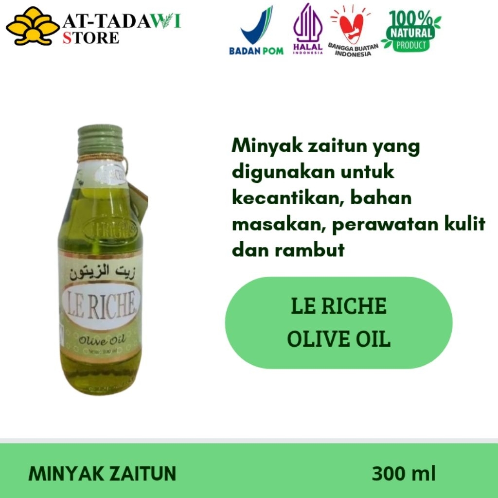 

LE RICHE OLIVE OIL - minyak zaitun original - 300 ml