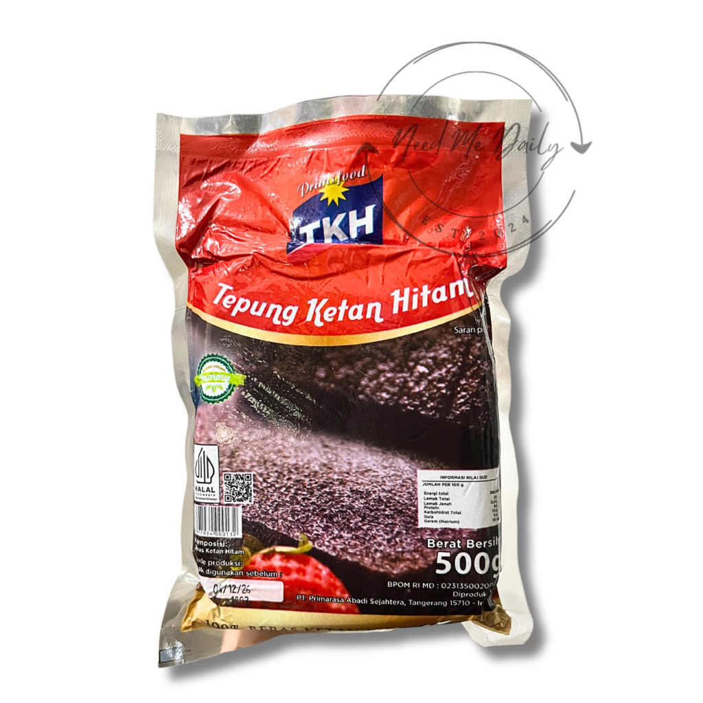 

[Exp Dec 2026] Tepung Ketan Hitam TKH Primsfood 500 gr