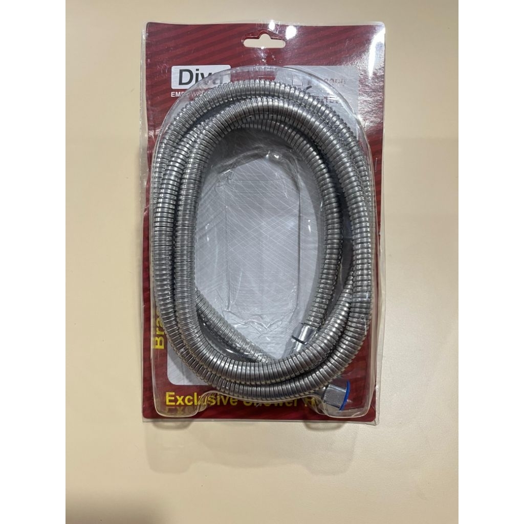 DIVA - SELANG SHOWER - SELANG KAMAR MANDI - DRAT ½ - 1,5 MTR - SHOWER HOSE - SELANG FLEXIBLE SHOWER