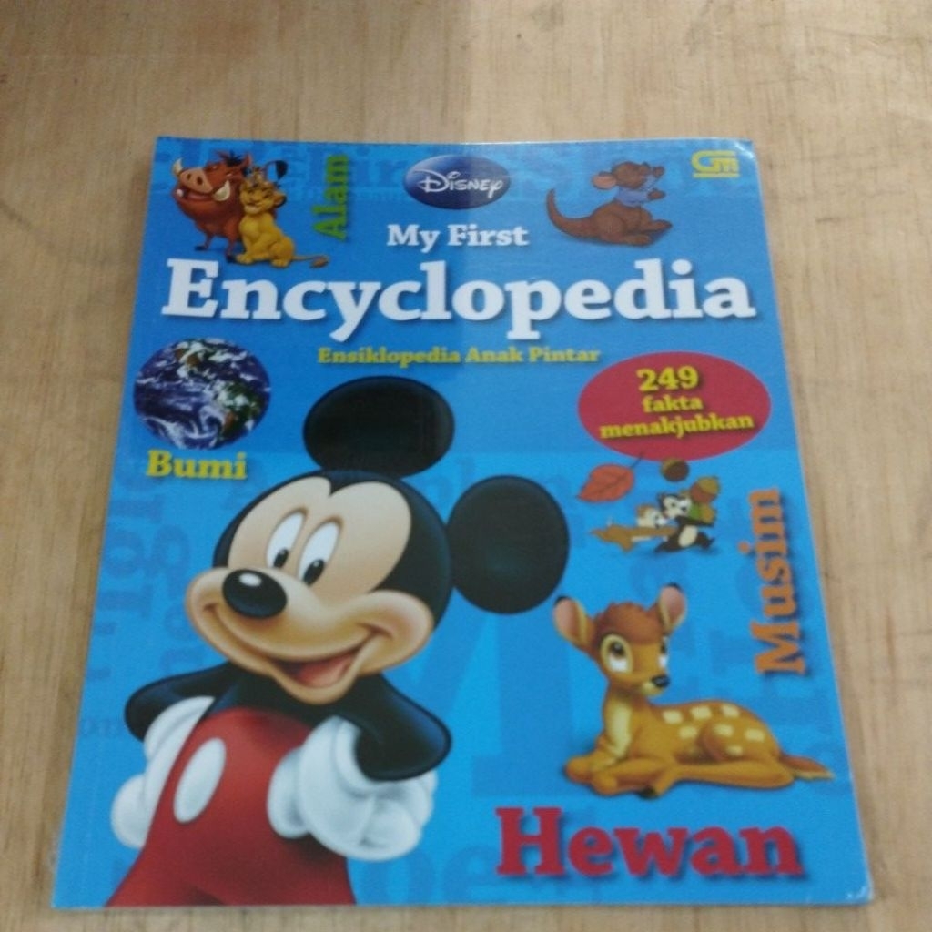 Buku Original Disney My First Encyclopedia Anak Pintar