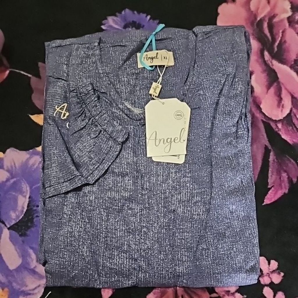 ATELIER ANGELINA EMBROIDERRY BELLA DRESS SIZE XL WARNA ARONA DAN AGEDDEVY