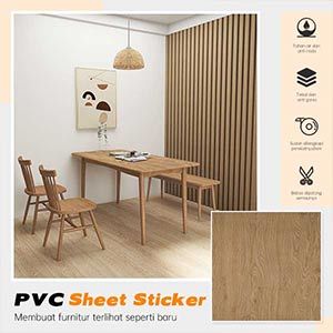 PVC Sheet Sticker / PVC pelapis meja furniture / sticker decosheet / 50cm