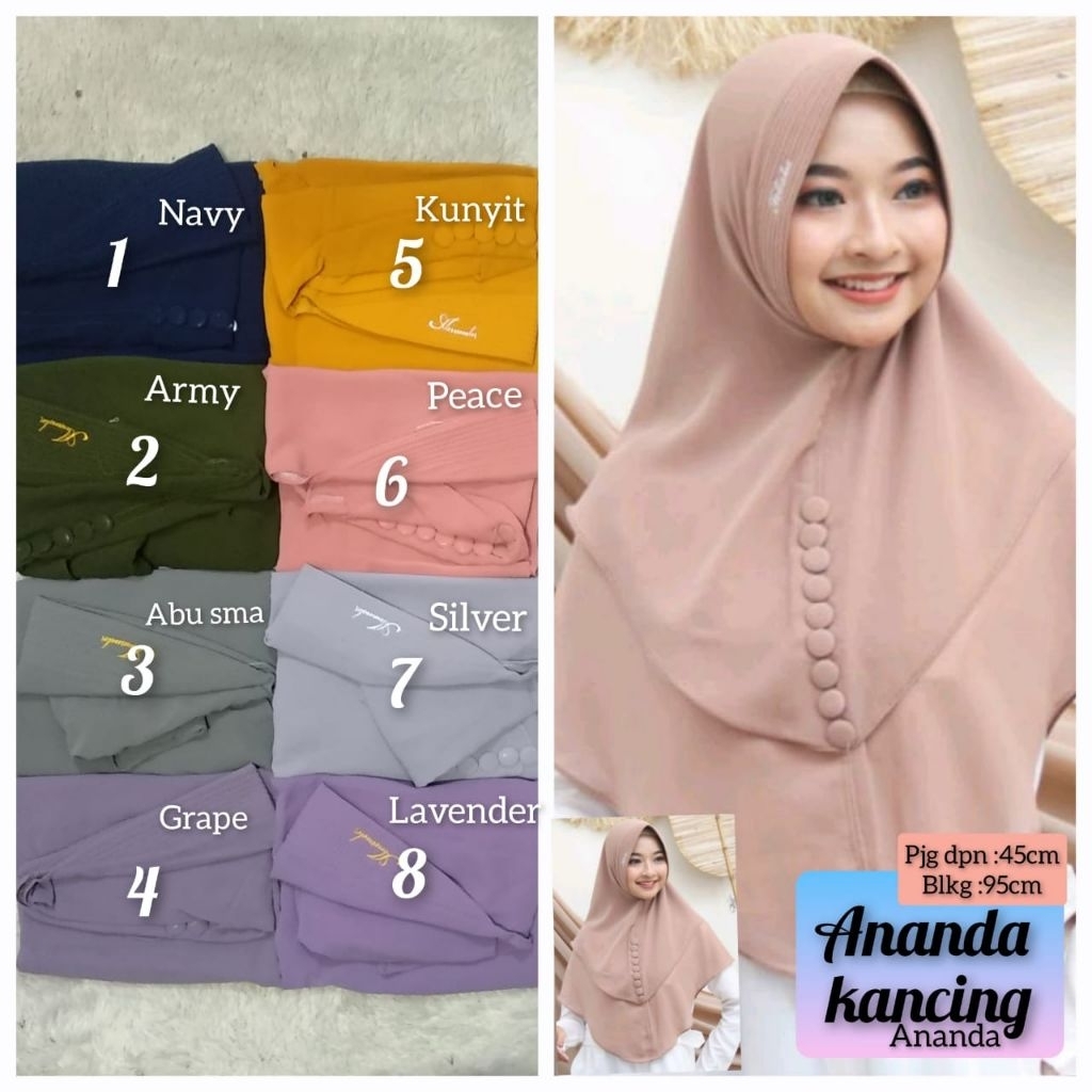 hijab bergo kerudung instan ceruti