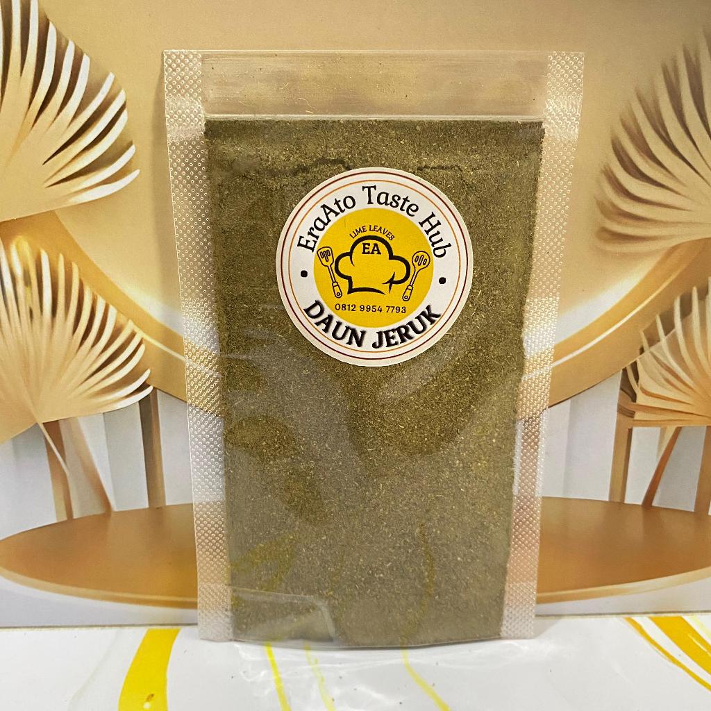 

Daun Jeruk Bubuk 30gr – Aroma Segar Khas Masakan Nusantara, Lebih Praktis & Tahan Lama