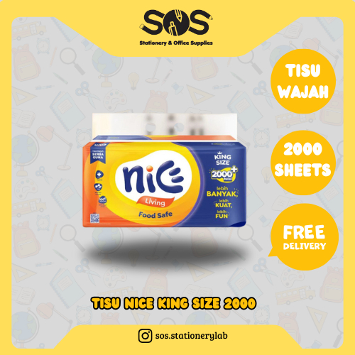 Tisu Wajah Nice 2000 Lembar