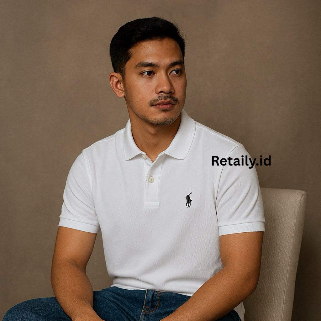 Baju Kaos Polo Shirt Pria Kaos Kerah Pria Premium Polos Cotton Pique Katun Diamond