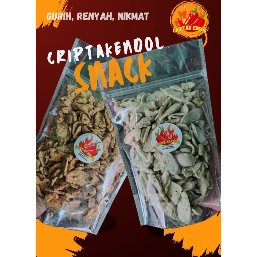 

[PROMO] CRIPTAKENDUL 500 gr SNACK OTAK-OTAK PEDAS DAN ORIGINAL