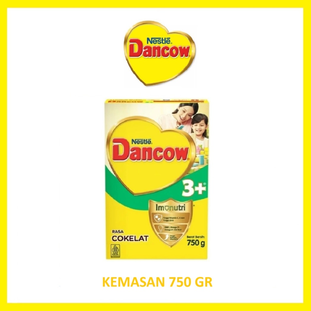 

Nestle Dancow 3+ Rasa Cokelat Susu Pertumbuhan Anak 3-5 Tahun 750 Gr