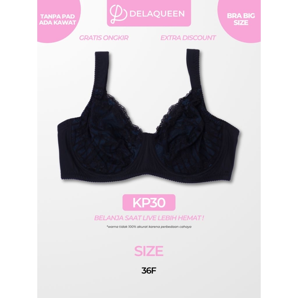Delaqueen | Bra Big Size Bra Jumbo Bh Big Size 36F KP30