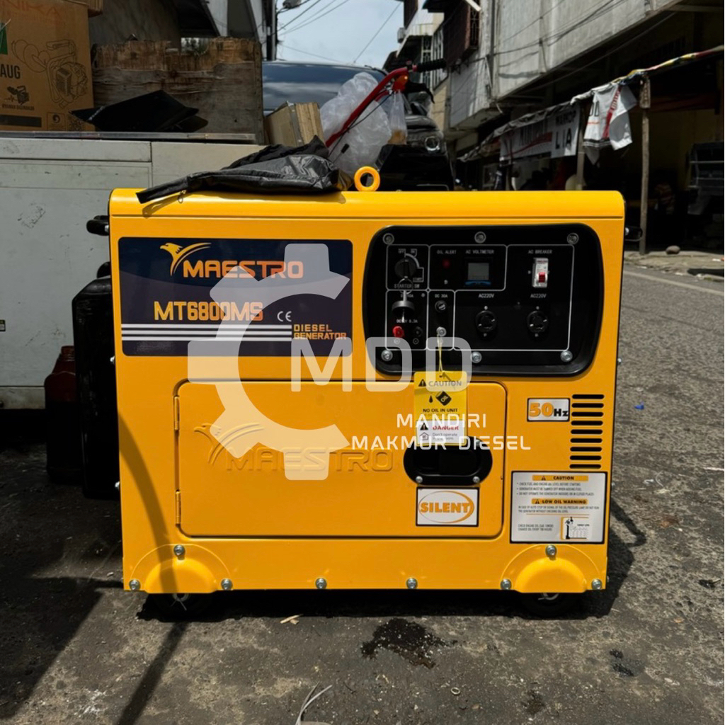 MAESTRO MT6800MS GENSET SILENT SOLAR OUTPUT MAX 5000 WATT GENERATOR SOLAR MT 6800 MS