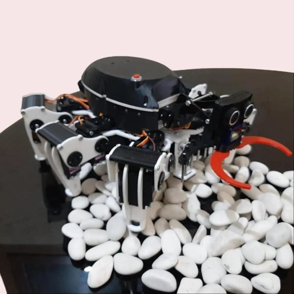 Siap Jalan Robot Case Hexapod DIY, Servo MG995, Rangka Spider Arduino, ATmega