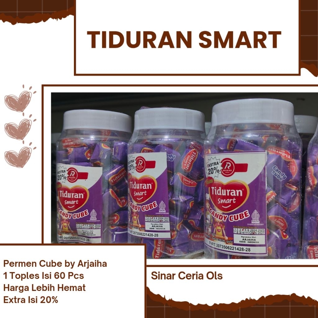

Permen Candy Cube Permen Viral Milo Millo Rasa TIDURAN SMART Isi 60 Obral