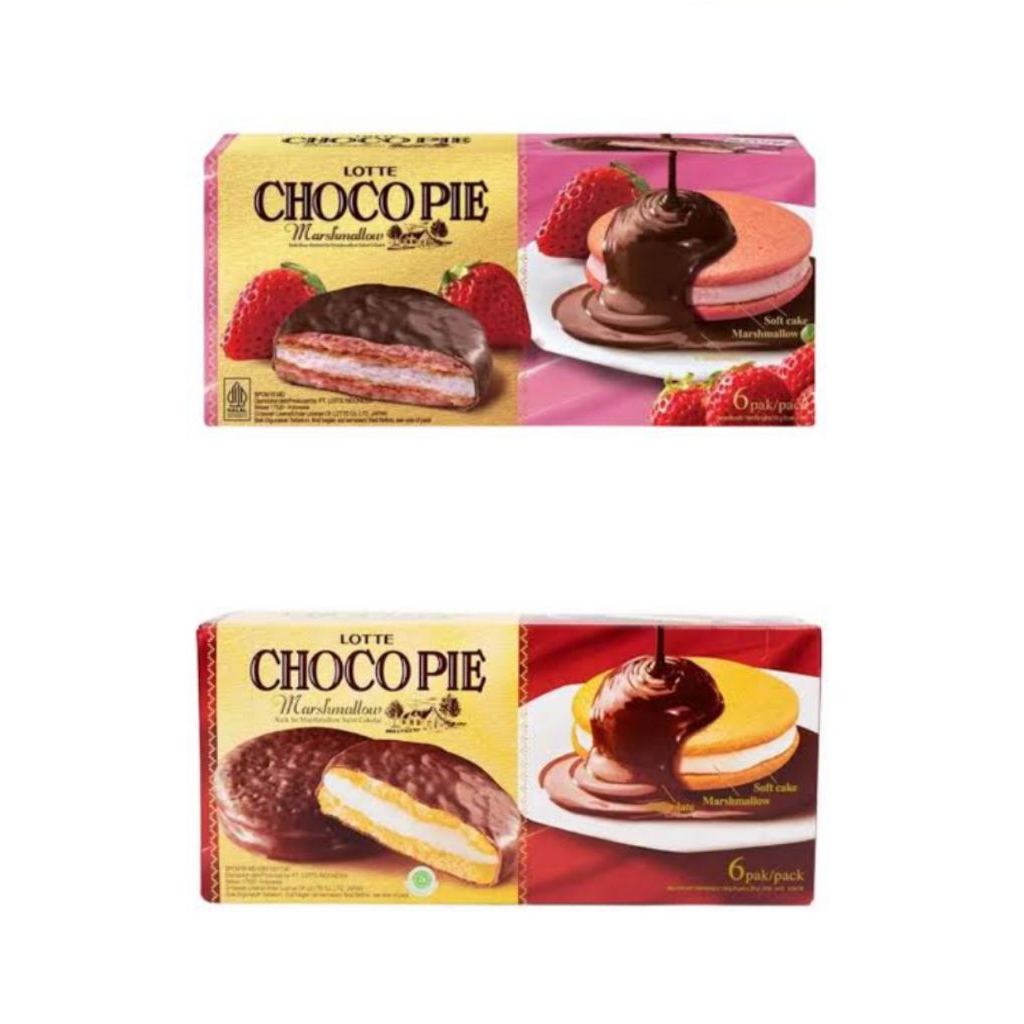

[ BOX ] Chocopie Marshmallow | Isi 12pcs/Box