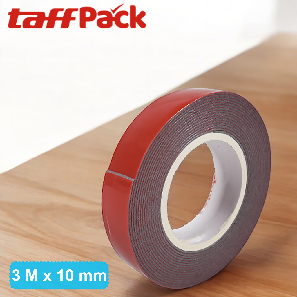 

DOUBLE TAPE 3M 10mm / Double Tape Super / Double Tape (Gray) / Isolasi Double Tape