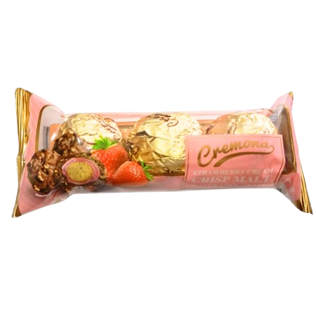

CREMONA STRAWBERRY CREAM WAFER MALT CHOCO 36 GR 6901496204139