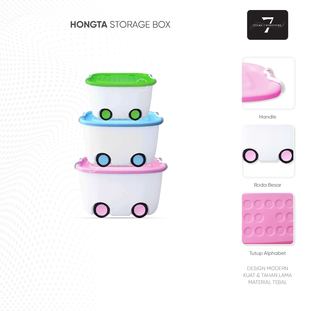 HONGTA Box Swing + Roda Anti Rayap Tahan Banting Murah