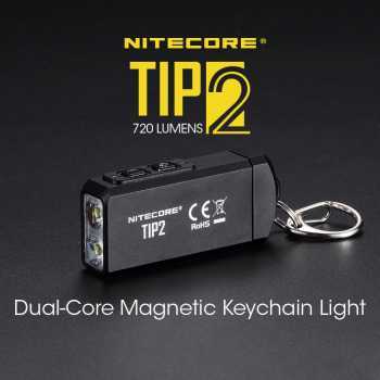 Senter Nitecore Original TIP2 Senter LED USB Rechargeable CREE XP-G3 S3 720 Lumens