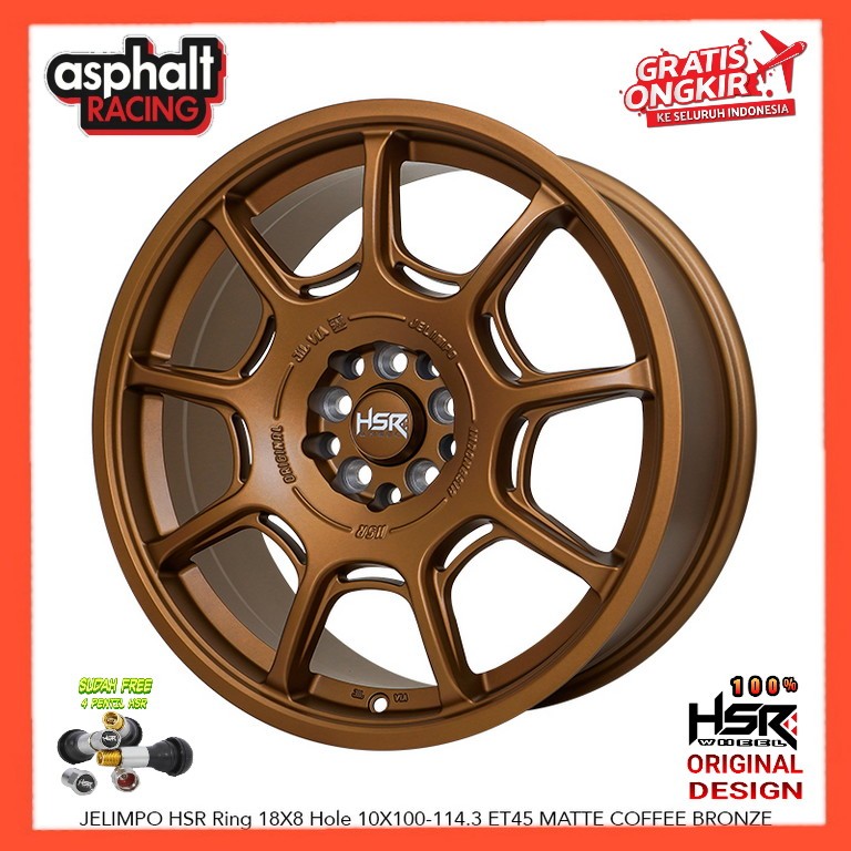 VELG MOBIL HSR RING 18 UNTUK XTRAIL XPANDER TERIOS RUSH INNOVA TUCSON HSR JELIMPO R18 LEBAR 8
