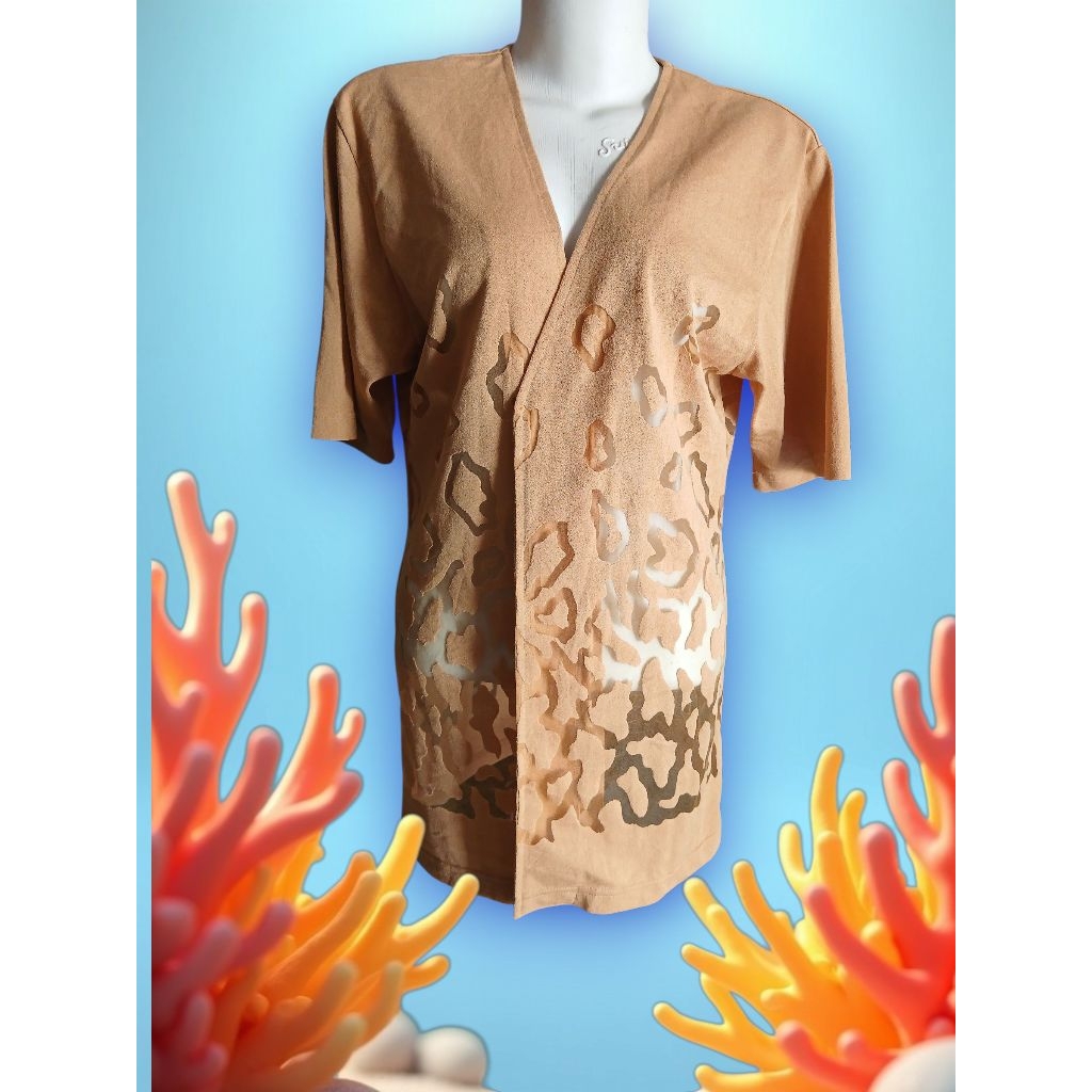 Prelove Baju Atasan Blazer Wanita Lengan Pendek