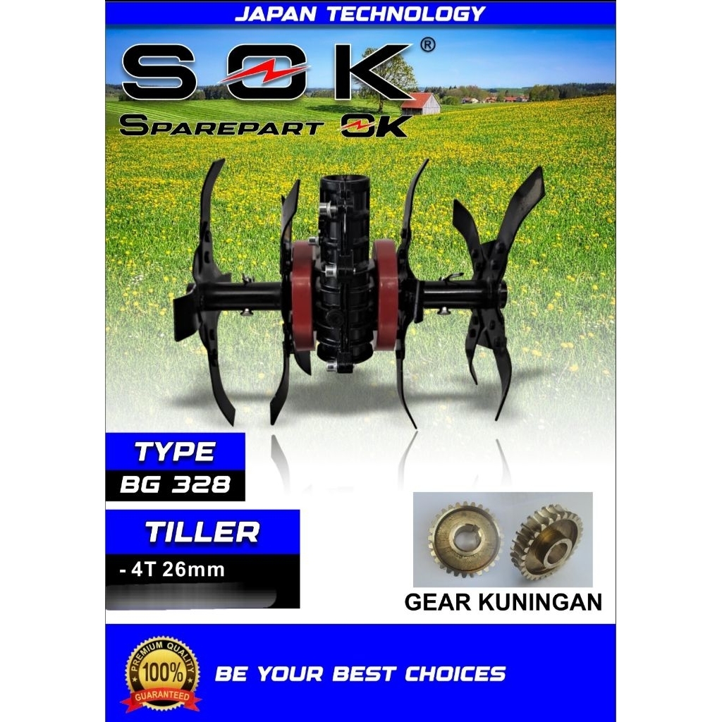 alat penggembur tanah 328 / mini tiller weeder / mini tiller head mini 328