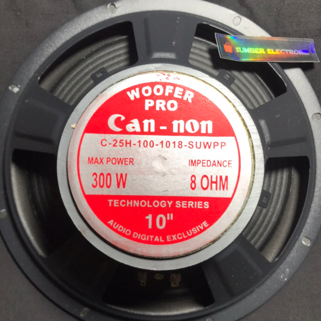 speaker 10 inch cannon pro woofer Subwoofer bass canon