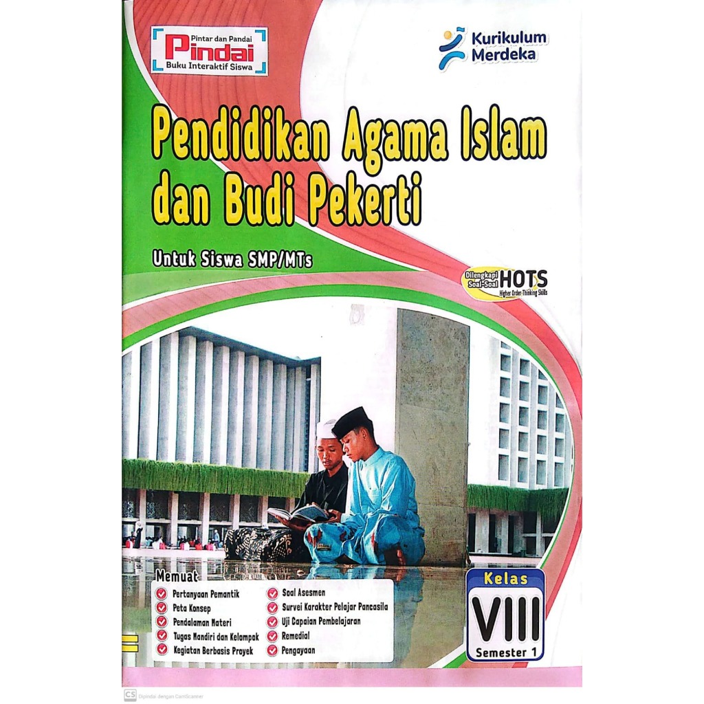 Buku LKS PAI Kelas 8 SMP/MTs kurikulum Merdeka Semester 1