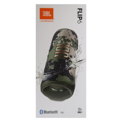 JBL Flip 5 Portable Waterproof Speaker - EX DISPLAY - ARMY