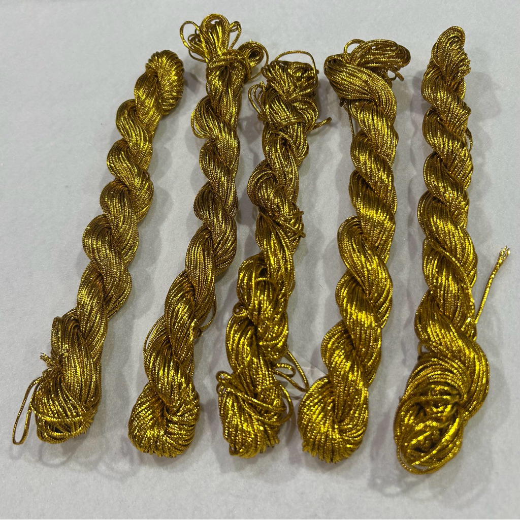 Tali Kosong Emas/ Tali Metalik Emas/ Benang Emas/ Tali Souvenir