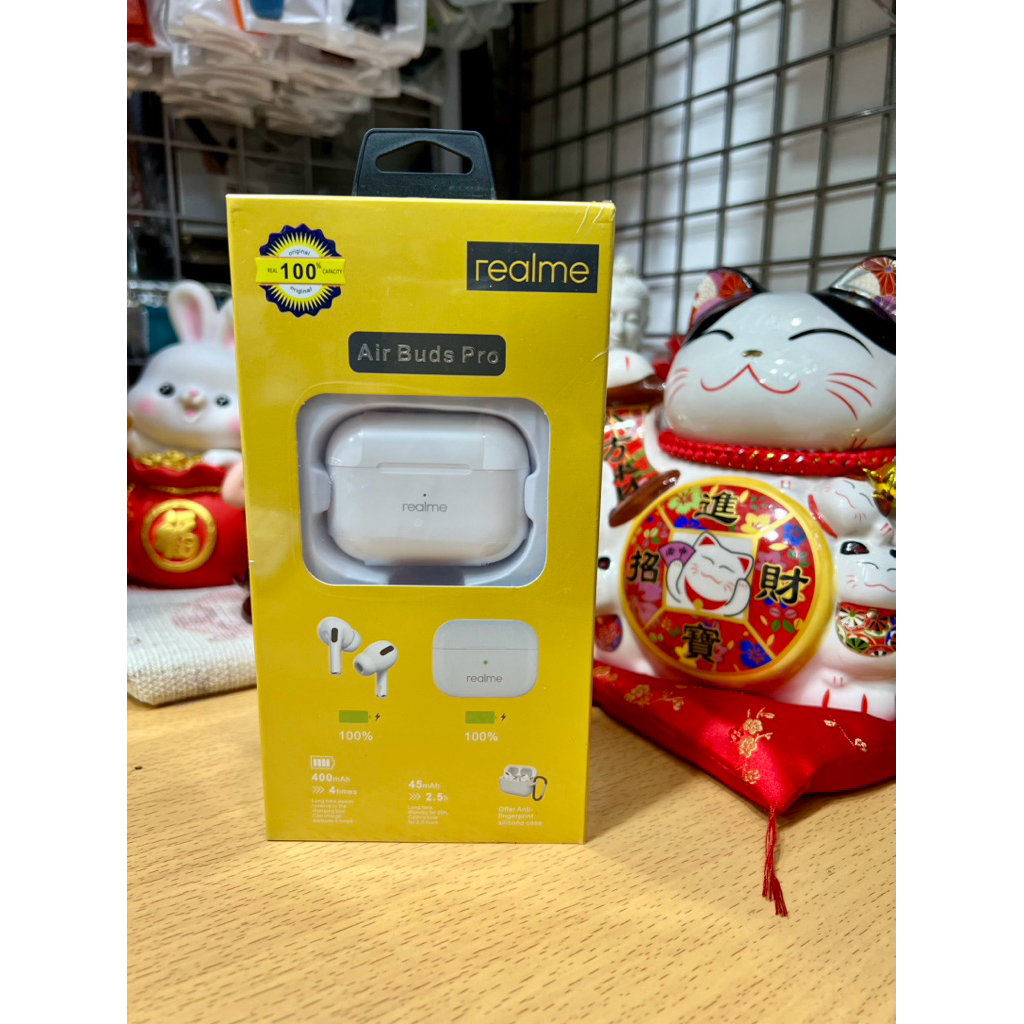 Realme Air Buds Pro Wireless Earbuds Multitouch Function TWS Wireless Mini Air Buds Bluetooth 5.0 Ea
