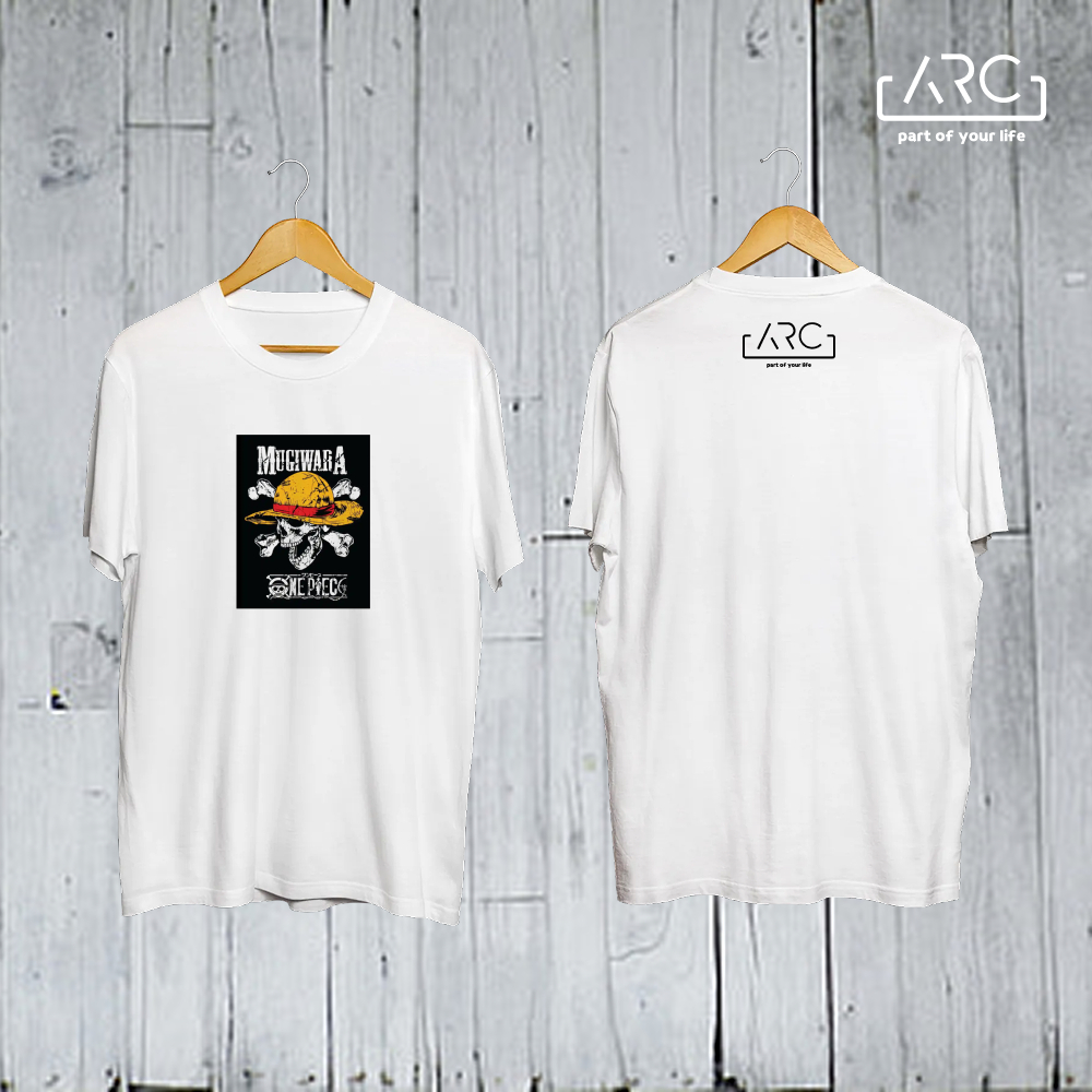 ARC Kaos One Piece Logo Mugiwara Premium 100% Cotton Combed