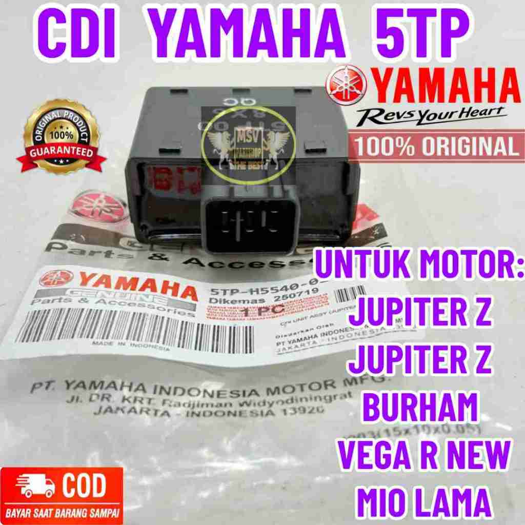 ORIGINAL GRANSI CDI KODE 5TP MOTOR YAMAHA JUPITER Z, JUPITER Z BURHAM, VEGA R NEW,MIO LAMA PRESISI.