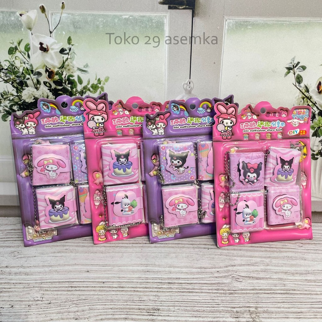 

BUKU MINI 1 SET 4 PCS SANRIO KODE FY-0001 BK-1425 TERMURAH KARAKTER BAGUS LUCU KADO UNIK SOUVERNIR