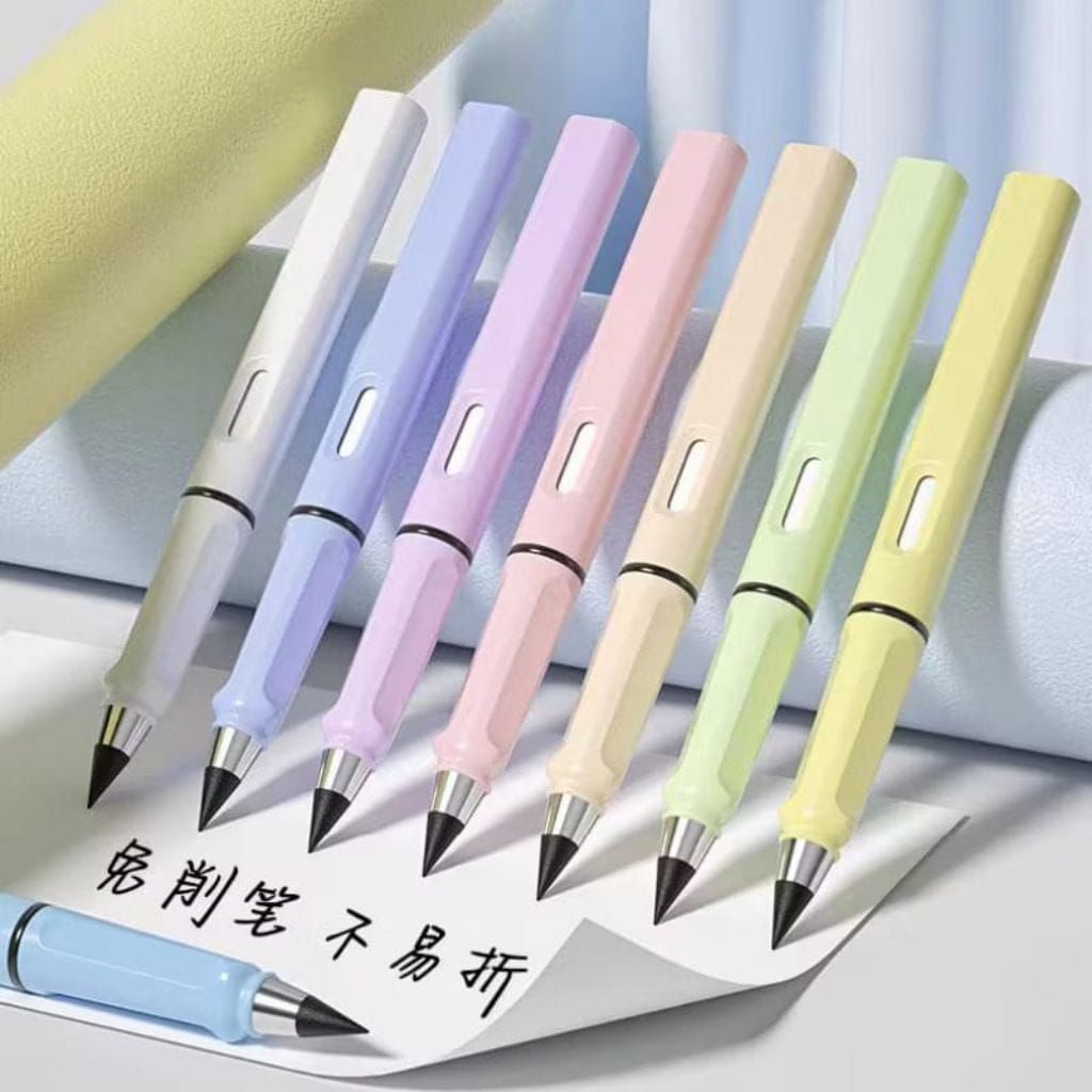 

HK - Pensil Abadi Eternal + Penghapus / Pensil Tanpa Batas / Pensil Eternal Premium Tanpa Rautan / Pensil Ajaib