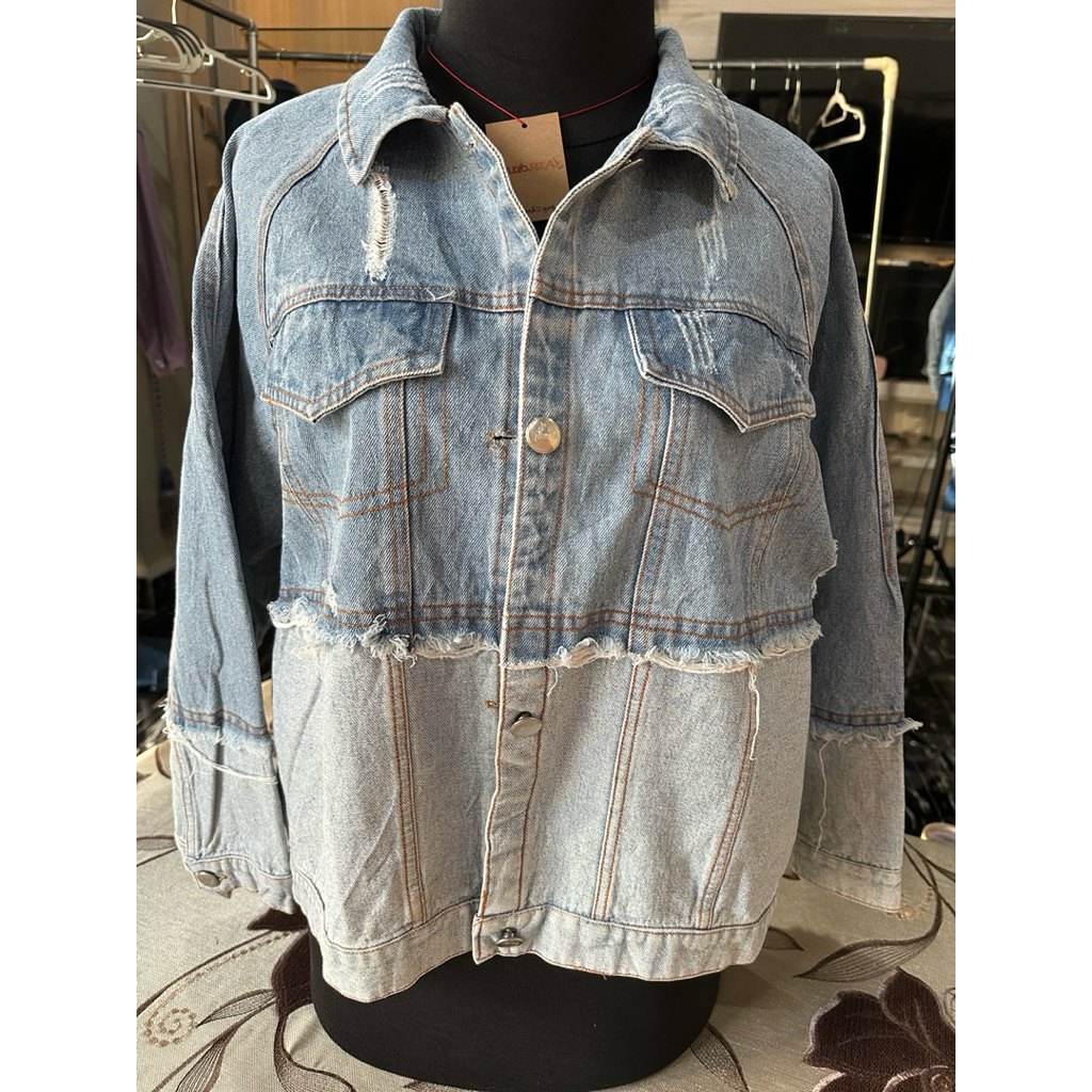 oversize denim jacket jacket jeans jacket denim ripped jacket