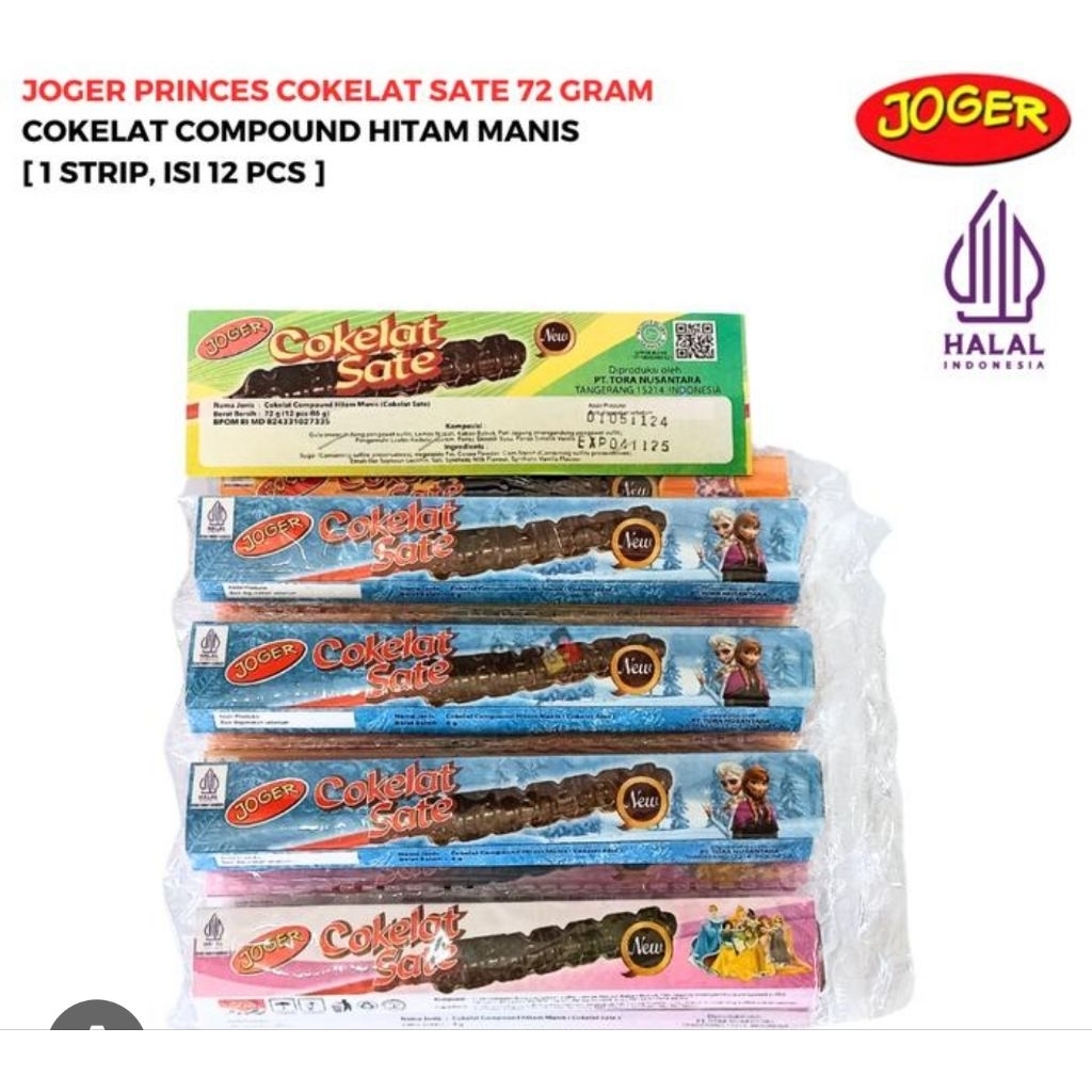 

Joger Coklat Sate ( isi 12 )