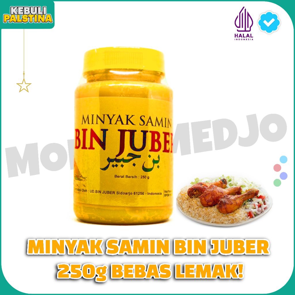 

MINYAK SAMIN BIN JUBER 250g EXP 2027/5