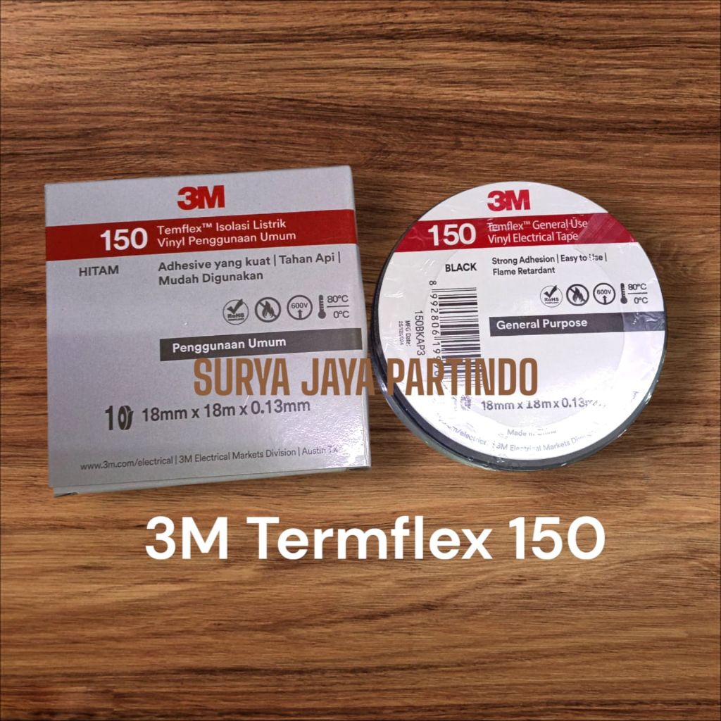 ISOLASI KABEL / ISOLASI LISTRIK TERMFLEX 150 3M