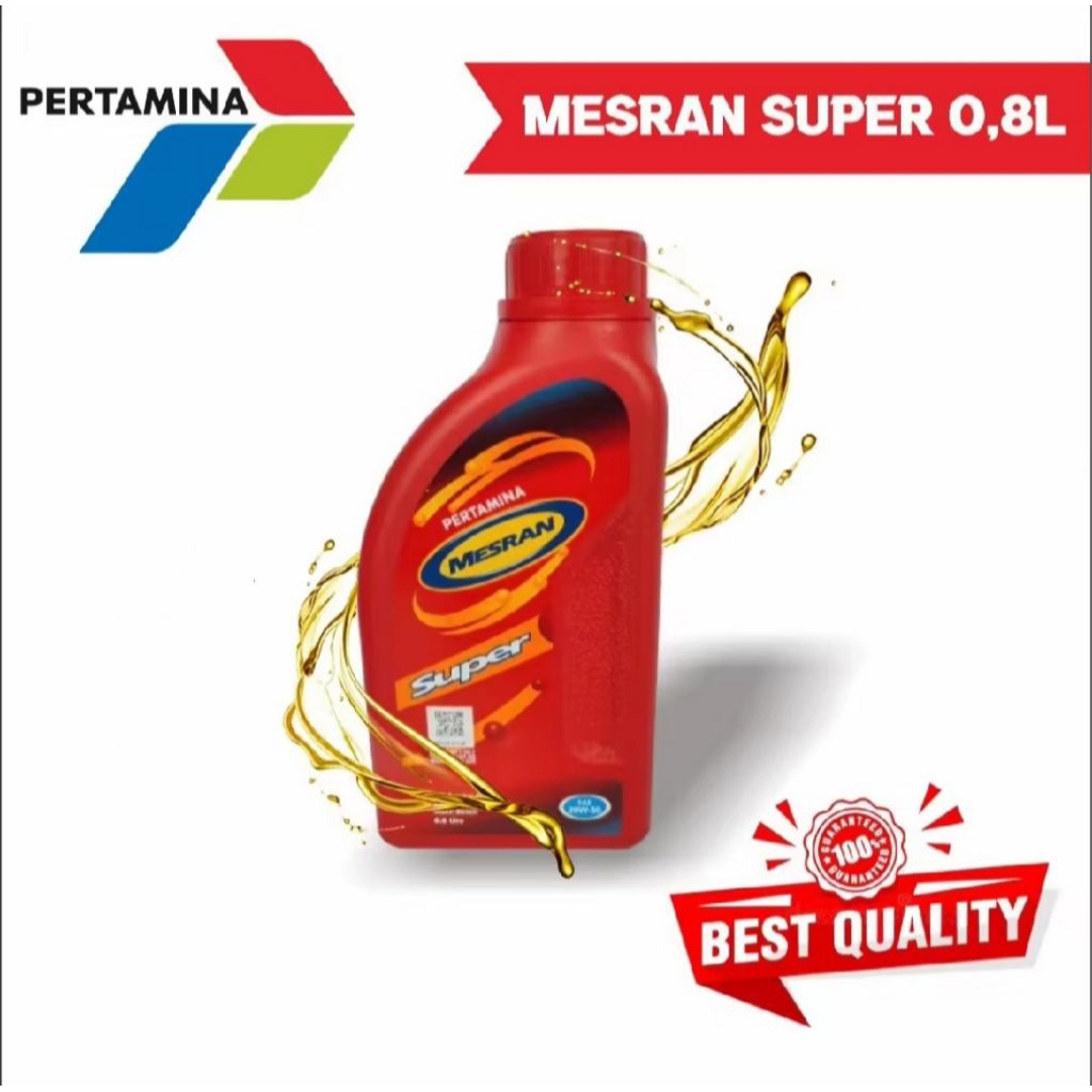 oli mesran super 800ml oli pertamina